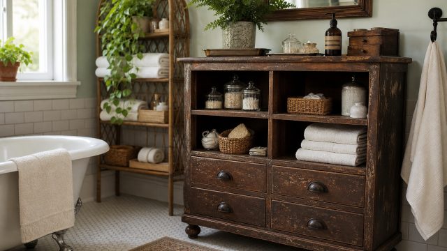 Transform Your Bathroom: Embrace Vintage Storage Solutions Now | bandar pkv, tnt 88 bet, 8 star casi