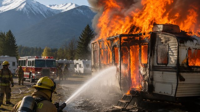 Urgent Response to Blaze at Harrison Hot Springs RV Park | 99 joker123, istilah2 dalam bola basket, 