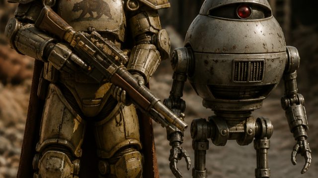 Explore the Latest Fallout Collectibles: NCR Power Armor and Securitron Figures
